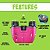 Binóculos Tasco Kids 8x21, binóculos compactos para crianças de 3 a 12 anos, ótimos para aventuras, caminhadas, acampamentos, viagens e observação de pássaros. - Imagem 2