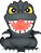 Cofrinho Godzilla em PVC em Formato Figural - Imagem 1
