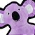 Brinquedo para Cachorro Beco Purple Koala Bear Morder, Buscar & Squeak, Costura Dupla para Durabilidade, Feito com Plástico Reciclado. - Imagem 2