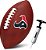 Futebol americano da equipe Franklin Sports NFL - Futebol americano juvenil de tamanho júnior para crianças - Logotipo oficial da equipe da NFL + Cores do time de futebol juvenil - Loja de fãs infantis da NFL - Imagem 1