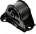 Suporte de motor traseiro TRQ compatível com Acura Integra Honda Civic CRV CR-V Del Sol - Imagem 1