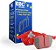 EBC Brakes DP31722/2C Pastilha de Freio de Cerâmica Redstuff de Baixa Poeira - Imagem 1