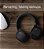 Fones de ouvido sem fio YAMAHA YH-L700A com som 3D - Over-Ear, otimizador de escuta, cancelamento de ruído ativo ANC avançado, Bluetooth 5 com aptX Adaptável, Preto - Imagem 5