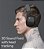 Fones de ouvido sem fio YAMAHA YH-L700A com som 3D - Over-Ear, otimizador de escuta, cancelamento de ruído ativo ANC avançado, Bluetooth 5 com aptX Adaptável, Preto - Imagem 2