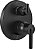 Torneira DELTA T24859-BL Contemporânea Série Monitor 14 com Válvula Integrada de Chuveiro com 3 Configurações e Desviador, Preto Fosco - Imagem 1