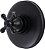 Kingston Brass KB3000BX Controle de Volume Vintage, Preto Fosco - Imagem 1