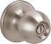 SCHLAGE Dexter by Schlage J40CNA620 Maçaneta para cama e banho Corona, Pewter Antigo - Imagem 1