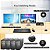 Chaveador KVM USB 3.0 HDMI para dois monitores com Display Estendido de 2 Portas, 4K 60Hz com Cabos e Áudio 922HUA-3. - Imagem 5