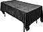 AK TRADING CO. Lush Panne Velvet Tablecloth - 60 x 102 Polegadas, Toalha de Mesa Retangular, Preto. - Imagem 1