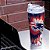Rico Industries NFL Futebol Glitter 24oz Copo de acrílico com tampa articulada, oficialmente licenciado Copo de parede dupla com glitter e canudo - Imagem 2