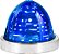 Luz de sinalização/marcador LED montada na superfície de melancia azul/azul clássica 81945 Grand General GG com moldura de aço inoxidável - Imagem 1