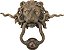 Batedor de Porta Decorativo em Ferro Fundido, Leão e Cobra, Estilo Francês de Realeza, Dourado da Design Toscano SP3015 - Imagem 3