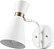 Luminária de Parede de 1 Luz Globe Electric 65000030, Branca, Com Acabamentos em Latão Fosco, Iluminação de Parede, Luminária de Parede Dimmable, Luminárias de Parede para Quarto, - Imagem 1