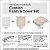 Cobertura deslizante de almofada para banco/settee externo à prova d'água Montlake FadeSafe Classic Accessories, 59 x 18 x 3 polegadas, capa de almofada para balanço de móveis de pátio, - Imagem 3