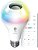 Lâmpada LED colorida com alto-falante e controle remoto GE LED+, 9W, Luz do dia + Multicolorida, A21 (1 unidade) - Imagem 2
