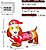 Decoração de Cachorro Salsicha de Natal Brilhante ShinyDec de 5 pés com Suéter de Natal, Luzes de LED, Cachorro Salsicha Inflável de Natal para o Quintal como Presente - Imagem 2
