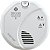 Detector de fumaça e monóxido de carbono (CO) com fio First Alert BRK SC7010B com backup de bateria, branco. - Imagem 1