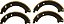 Sapata de freio de estacionamento Wagner QuickStop Brake Z820 - Imagem 1