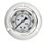Manômetro de pressão de montagem em painel industrial com flange frontal e preenchido com glicerina PIC Gauge PRO-204L-254P, com caixa de aço inoxidável, internos de latão, lente de plástico, 2 - Imagem 2