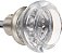 idh by St. Simons 21301-015 Maçaneta de Cristal de Qualidade Premium com Base Redonda de Latão Maciço, Níquel Acetinado - Imagem 5