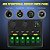 Painel de Interruptores Rocker Nilight - 90123F 6 Gang ON Off com Retroiluminação Verde, Voltímetro Digital de LED 12V24V, Carregador USB Duplo, Tomada para Acendedor de Cigarros, Proteção contra - Imagem 3