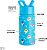 Garrafa de água para crianças Baby Shark Kids da Simple Modern com tampa de canudo | Copo térmico reutilizável de aço inoxidável para bebês, meninos | Coleção Summit | 14oz, Amigos do Baby Shark - Imagem 2
