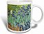 Caneca de cerâmica 3dRose Van Gogh Pintura Irises II, 15 onças - Imagem 1
