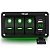Painel de Interruptor de Alavanca Nilight 3 Gang com Carregador USB Duplo de 4.8 Amp Voltímetro à Prova d'Água 12V 24V DC Interruptor de Alavanca com Adesivos de Brilho Not - Imagem 1