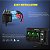 Painel de Interruptor de Alavanca Nilight 3 Gang com Carregador USB Duplo de 4.8 Amp Voltímetro à Prova d'Água 12V 24V DC Interruptor de Alavanca com Adesivos de Brilho Not - Imagem 3