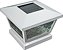 Tampa de Poste Solar Fairmont Classy Caps FS100W, 5 x 5, Branca - Imagem 1