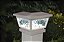 Tampa de Poste Solar Fairmont Classy Caps FS100W, 5 x 5, Branca - Imagem 4