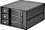 SilverStone FS303-12G - Dois compartimentos de 5.25 para três compartimentos de 3.5 SAS-12G / SATA 6Gbit/s sem bandeja quente, SST-FS303B-12G - Imagem 1