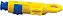 Klein Tools 55918 Cinto de Ferramentas, Cinto de Ferramentas para Eletricista para uso com Bolsas Modulares do Sistema Modular Click Lock da Klein Tools, Tamanho M, Amarelo/Azul - Imagem 3