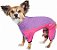 Roupa de treino para cachorro de corpo inteiro Pet Life ® Active 'Chase Pacer' em médio peso e respirável - Roupas de fitness e yoga para cachorro com tecnologia 4-Way-Stretch e Quick-Dry, com coleira reflectora - Imagem 1
