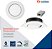Luminária de Embutir Ajustável Gimbal de LED em Formato Wafer, Ultra Fino, com Temperatura de Cor Ajustável, 6 Polegadas, Branco Fosco. - Imagem 3