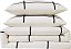 Edredom Listrado Preto e Branco de Kurt Everyday Truly Soft, Twin XL, Janela Checkerboard - Imagem 3