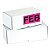 Etiquetas de meses do ano Tape Logic TLDL6722, Fev, 3 x 6, Rosa fluorescente, 1 rolo com 500 etiquetas - Imagem 2