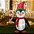 Decorações infláveis de Natal com luzes LED Glitzhome de 8 pés para decoração interna e externa, para quintal, gramado e casa, pinguim - Imagem 1