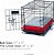 Cama para cachorro de espuma viscoelástica fragmentada com capa removível e lavável - Cama ortopédica fofa para animais de estimação - 17 x 11 polegadas - Vermelho - Imagem 4