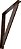 Suporte metálico Ekena Millwork BKTM01X07X10STRACO, 1 1/2 L x 7 1/2 P x 10 A, Cobre Antigo - Imagem 1