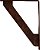 Suporte metálico Ekena Millwork BKTM01X07X10STRACO, 1 1/2 L x 7 1/2 P x 10 A, Cobre Antigo - Imagem 4