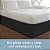 Hoje em Casa Classic Tailored, Microfibra, Saia de Cama com Babado de 14, King, Preto - Imagem 4