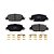Pastilhas de freio traseiras semi metálicas para disco PPF-D2037 para Honda CR-V 2017-2022 - Imagem 1
