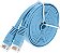 Cabo Ethernet Plano Cat6 de 45ft (13.7M) (45 pés / 13.7 metros) Cabo de Rede de Alta Velocidade RJ45 para Xbox, PS4, PS3, Modem, Roteador, LAN, Azul - Imagem 1