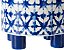 Vaso redondo cerâmico azul interno externo para plantas com quatro pernas, toque moderno, decoração para casa A and B Home 8.1 L - Imagem 3