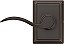 Maçaneta de porta Schlage F10 ACC 716 ADD Accent com guarnição de Addison, fechadura de passagem para hall e armário, bronze envelhecido - Imagem 5
