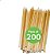 Pau de maçã doce pontiagudo Perfect Stix - WRS045-200ct - Imagem 1