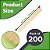 Pau de maçã doce pontiagudo Perfect Stix - WRS045-200ct - Imagem 2