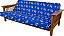 Tampa do futon College Covers Everything Comfy Kansas Jayhawks, tamanho completo (54 x 76 x 6), para colchões de 6 e 8 - Imagem 2