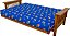 Tampa do futon College Covers Everything Comfy Kansas Jayhawks, tamanho completo (54 x 76 x 6), para colchões de 6 e 8 - Imagem 3